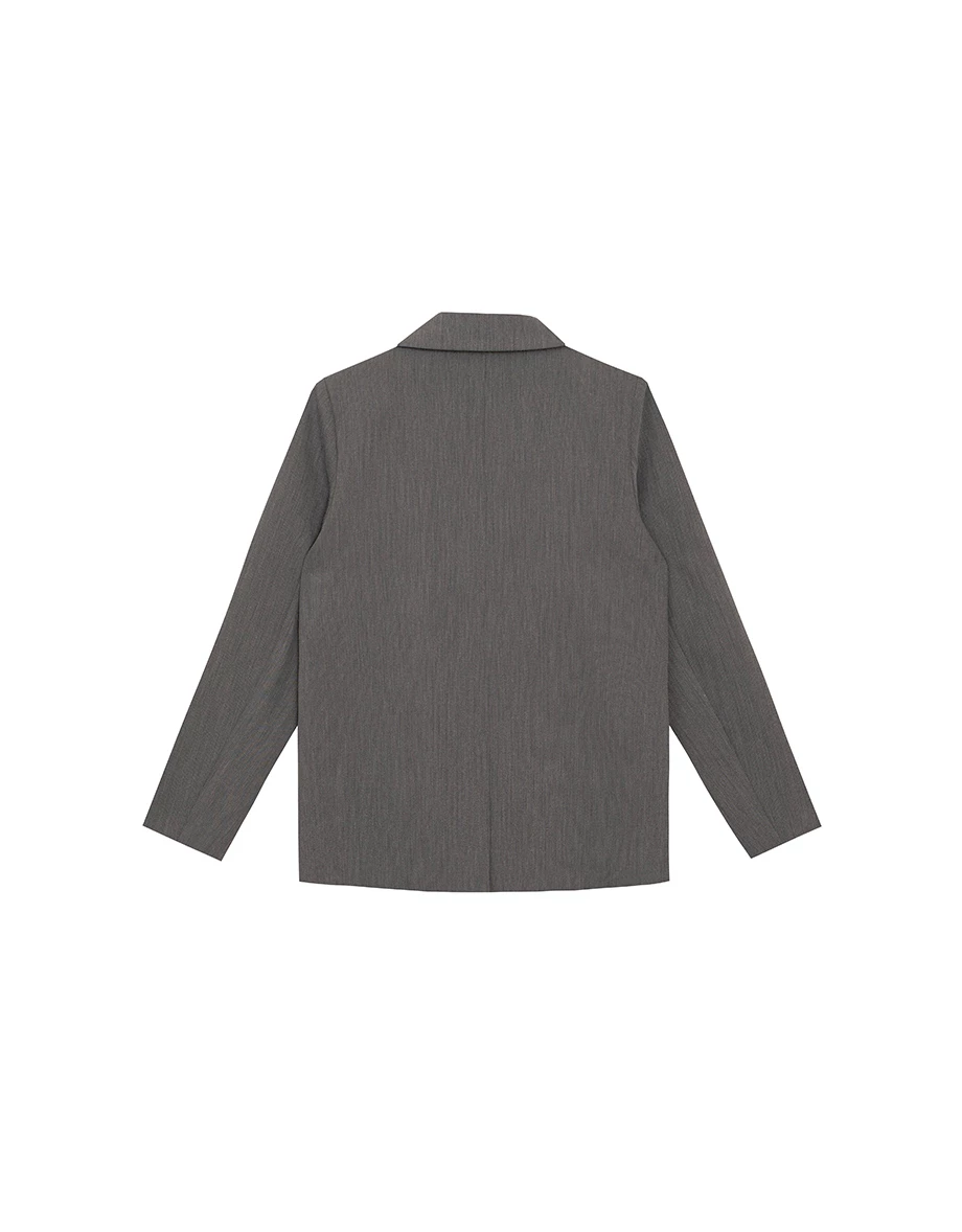 Classic Two Button Tailored Oversized Blazer