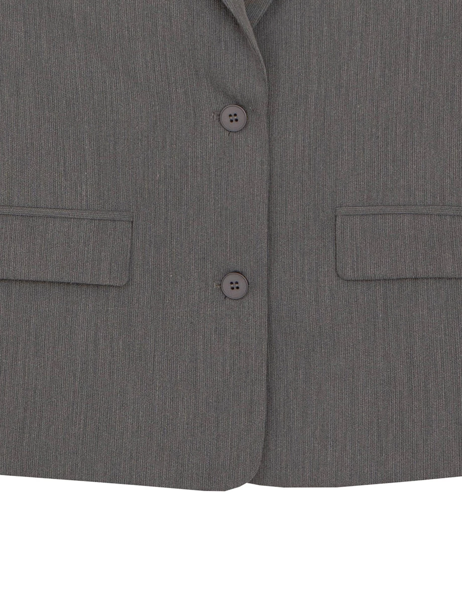 Classic Two Button Tailored Oversized Blazer