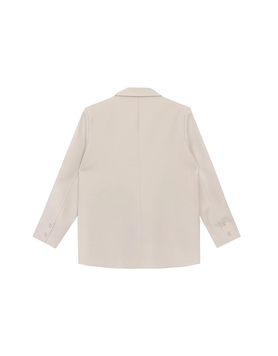【Ling Cheng Design】Oversized Double Breasted Tailored Blazer Jacket
