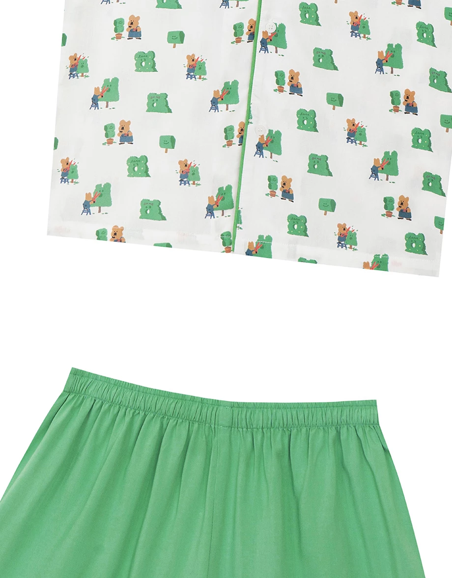 【DINOTAENG】 印花家居服套裝