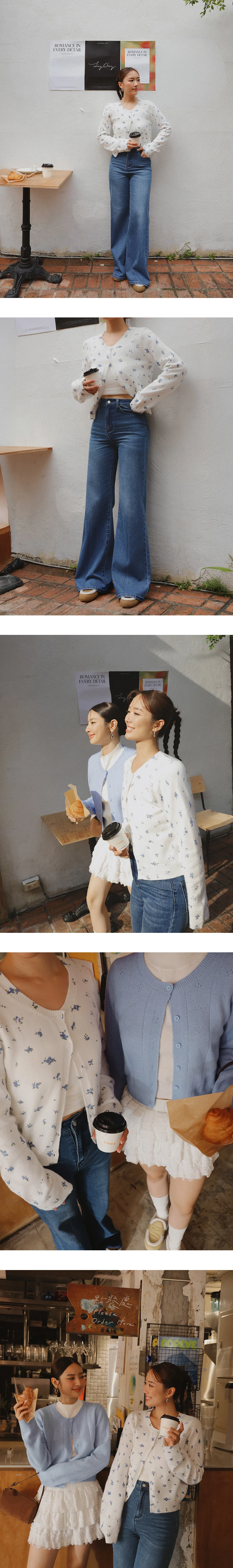 【Ling Cheng Design】Classic Crew Neck Buttoned Knit Cardigan