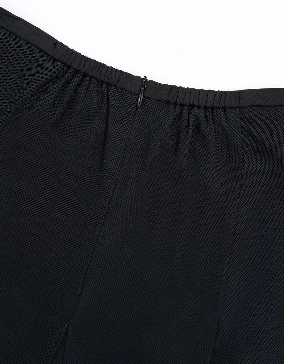 Chiffon Feel Semi Sheer Flowy Maxi Skirt Chiffon Feel Semi Sheer Flowy Maxi Skirt