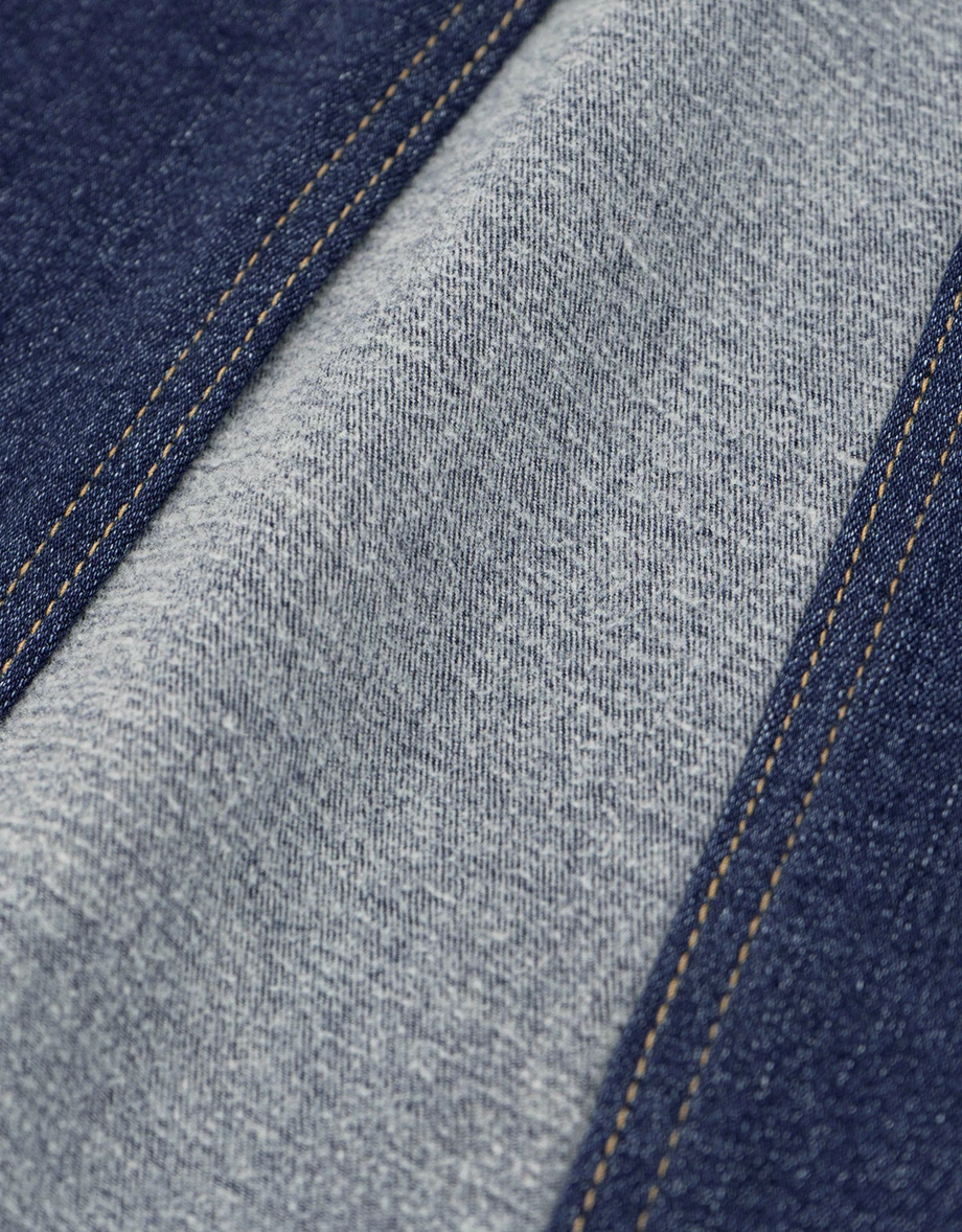 Fleece Lined High Waist Side Slit Jeans Denim Maxi Skirt (with Belt)