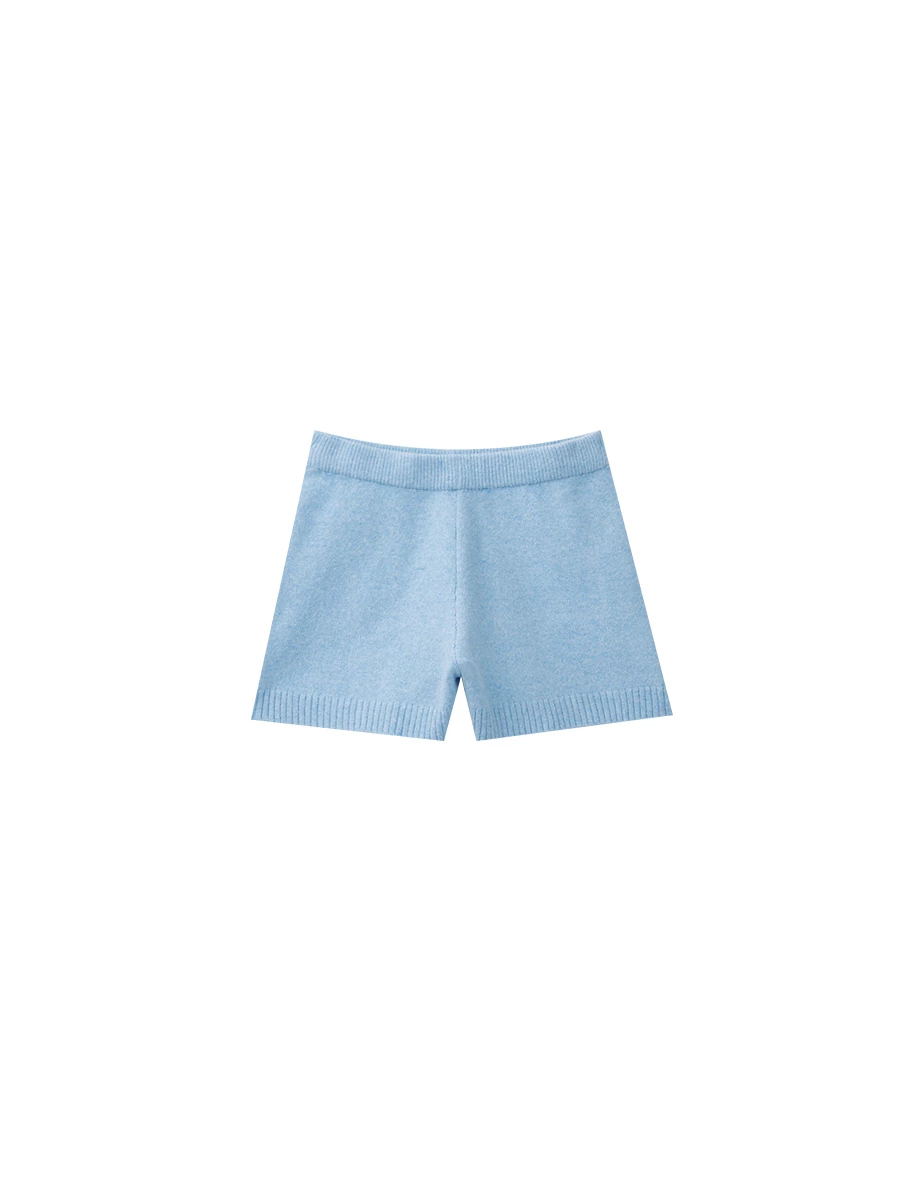 【Hello Kitty Collaboration】Comfy Knit Lounge Shorts with Back Pocket Embroidery