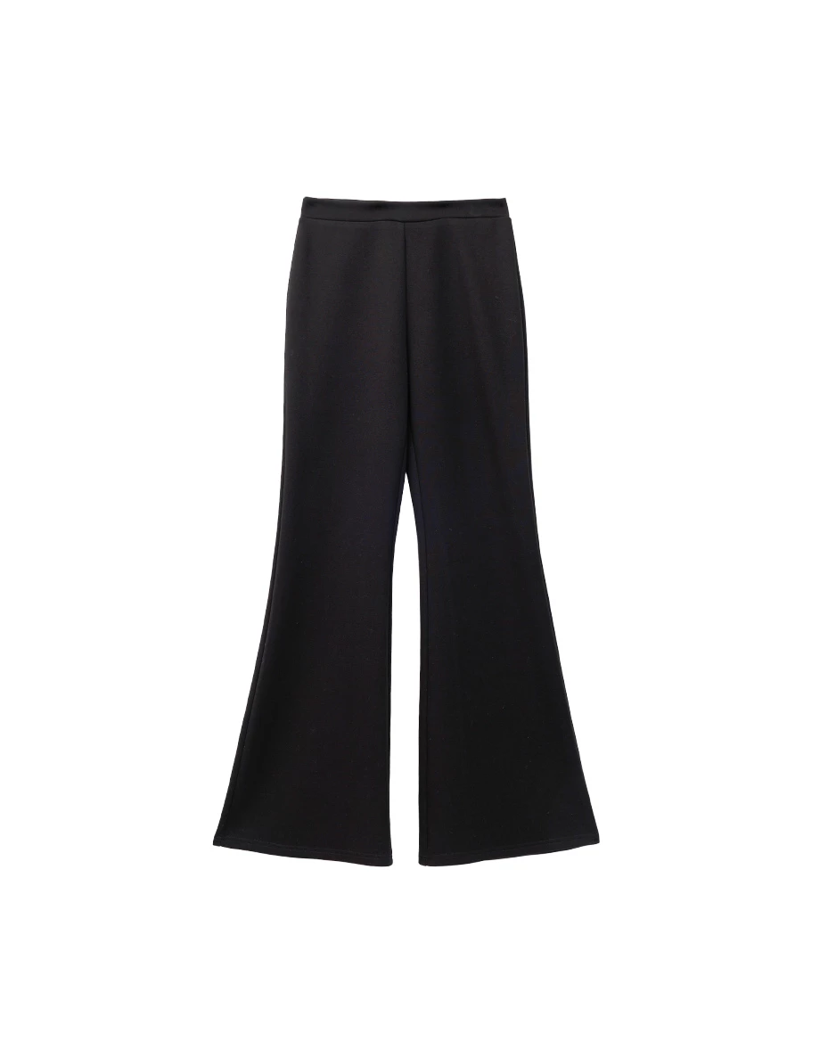 Soft Stretch High Waisted Flare Leg Fitted Trousers Soft Stretch High Waisted Flare Leg Fitted Trousers