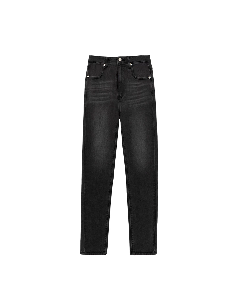 High Waist Slim Fit Stretch Skinny Denim Jeans