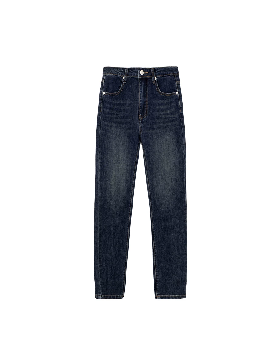 High Waist Slim Fit Stretch Skinny Denim Jeans