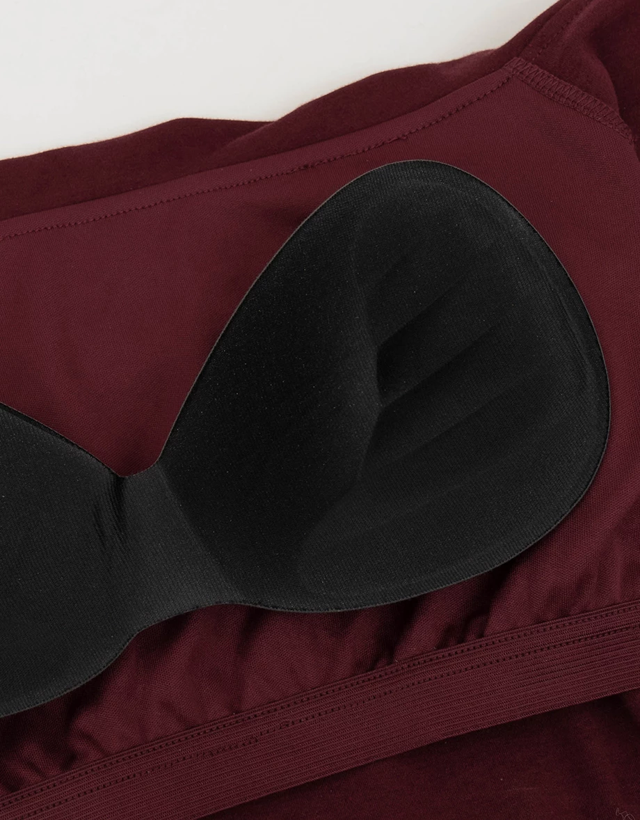 Off Shoulder Foldover Neck Side Slit Bodycon Padded Maxi Dress