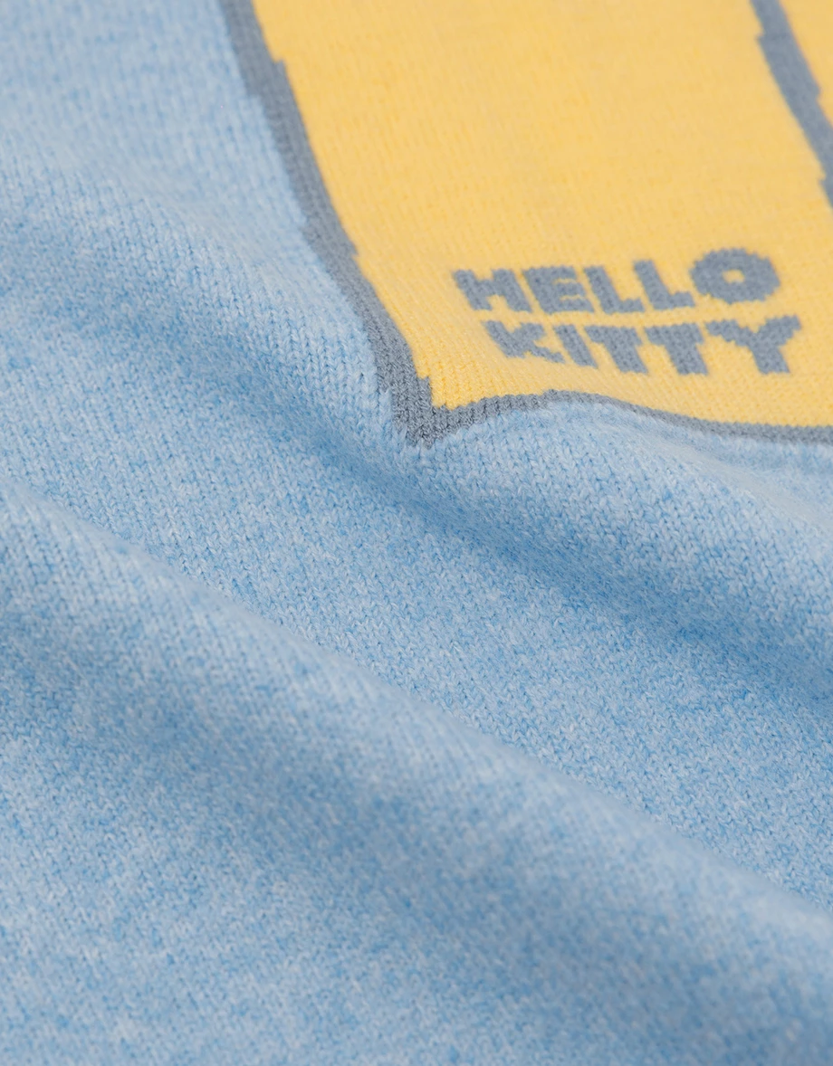 【Hello Kitty Collaboration】Soft Knit Oversized Knit Pullover Sweater