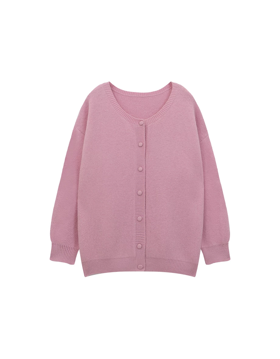 Lovey Dovey Back Print Longline Button Front Knit Cardigan