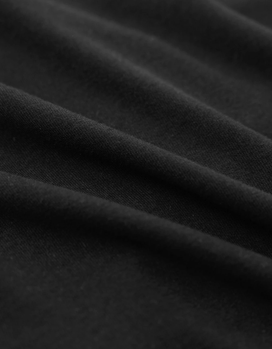 Heat Tech Plain Off Shoulder Long Sleeve Fitted Knit Top