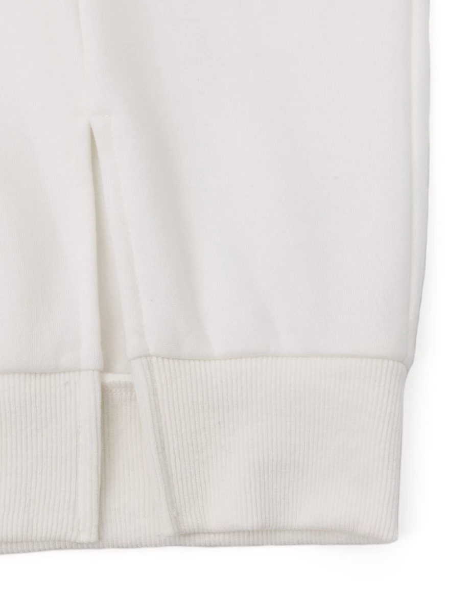 Embossed Logo Oversized Pullover Sweatshirt