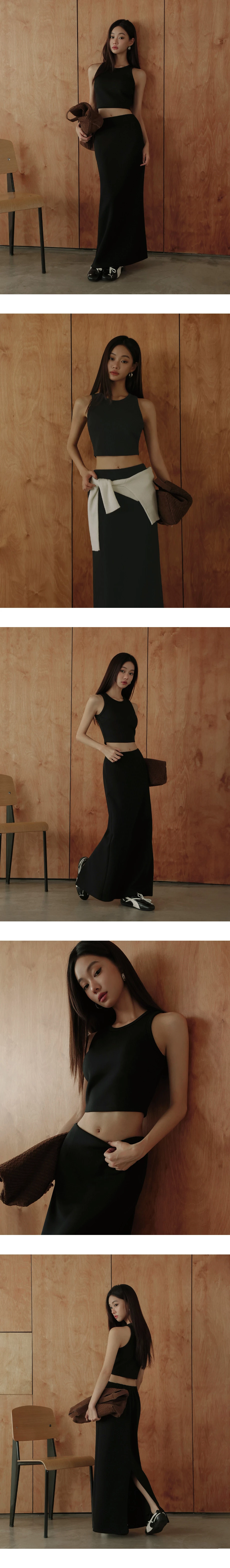 Soft Stretch Cotton Scoop Neck Crop Padded Tank Top Soft Stretch Cotton Scoop Neck Crop Padded Tank Top