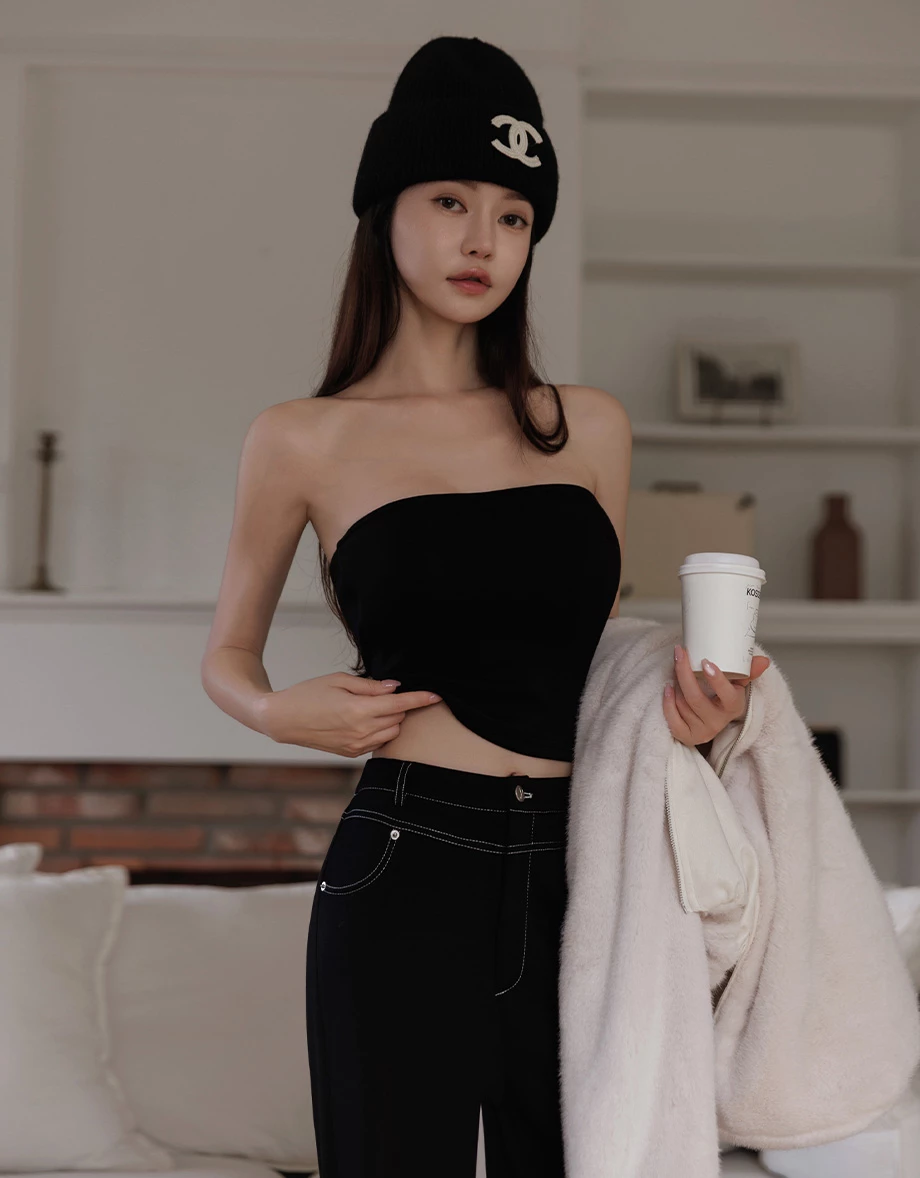 Soft Stretch Tube Crop Bra Top Soft Stretch Tube Crop Bra Top