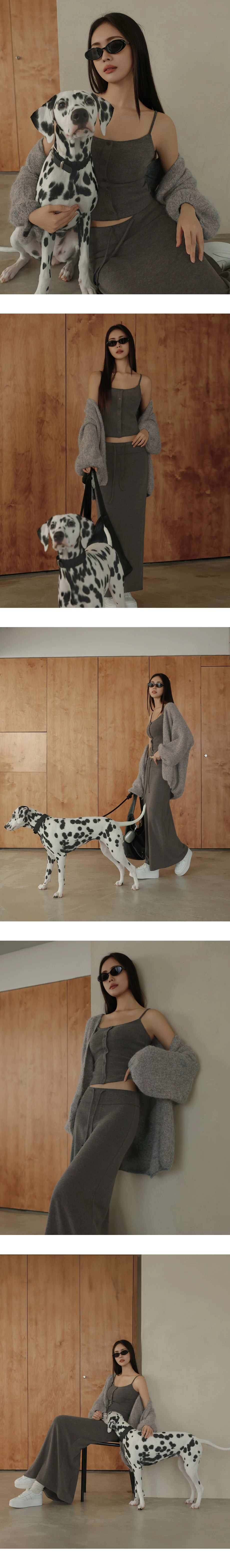 Spaghetti Strap Soft Knit Button Front Padded Camisole Top (Solid/Striped) Spaghetti Strap Soft Knit Button Front Padded Camisole Top (Solid/Striped)