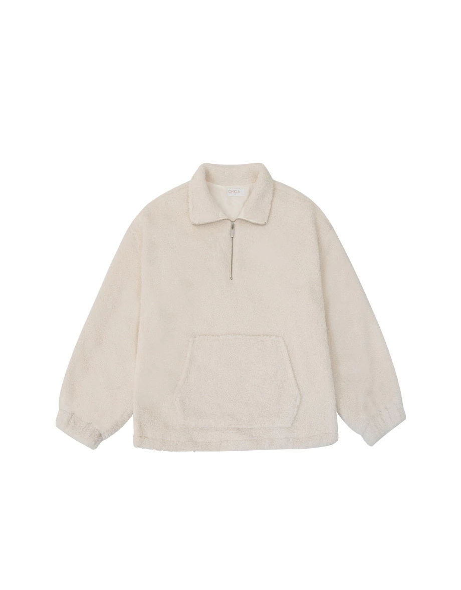 Soft Fuzzy Half Zip Fleece Pullover Sweatshirt Soft Fuzzy Half Zip Fleece Pullover Sweatshirt