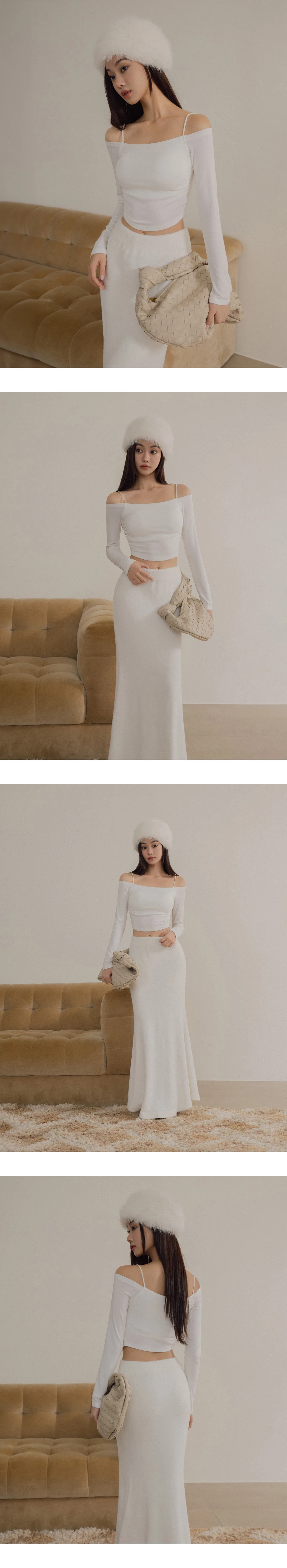 Off Shoulder Spaghetti Strap Ruched Cropped Padded Bra Top