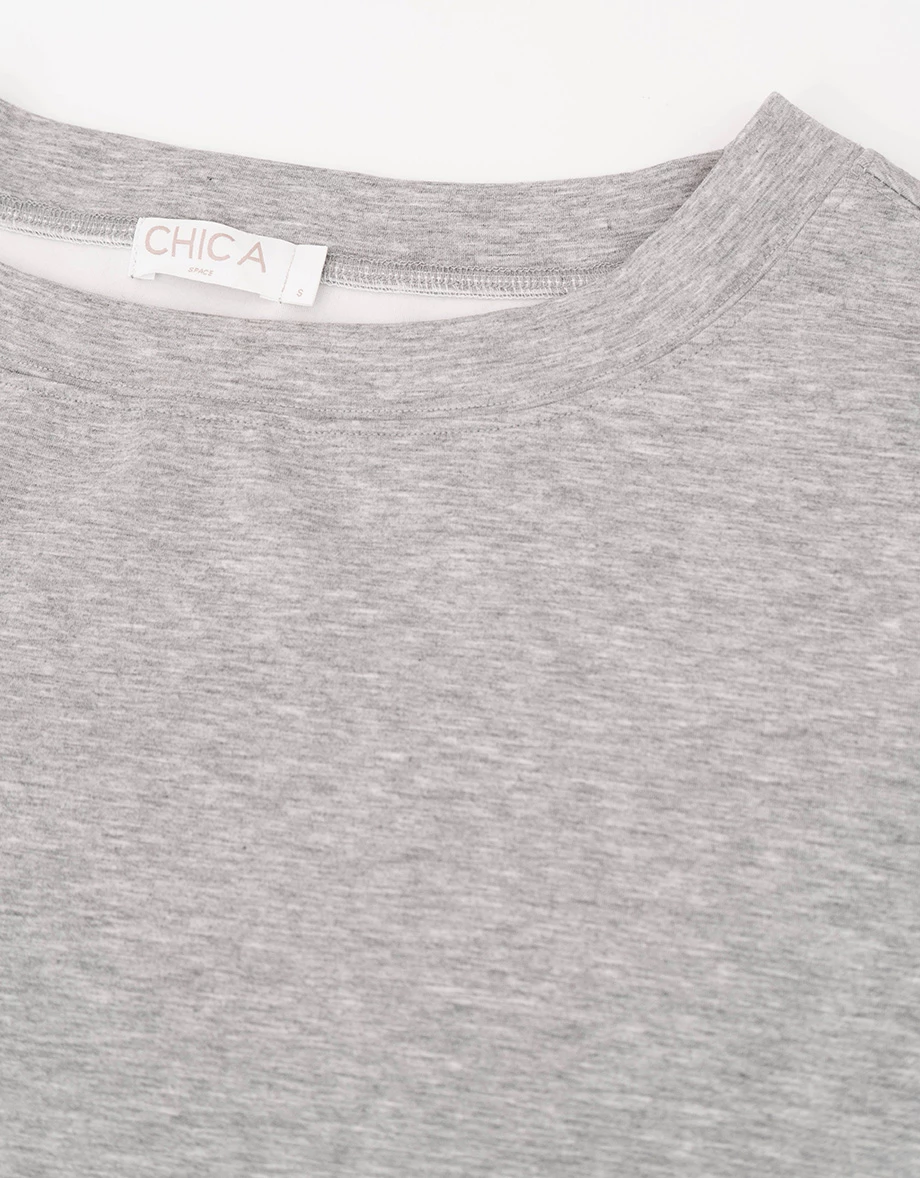 Oversized Fleece Lined Crewneck Sweatshirt