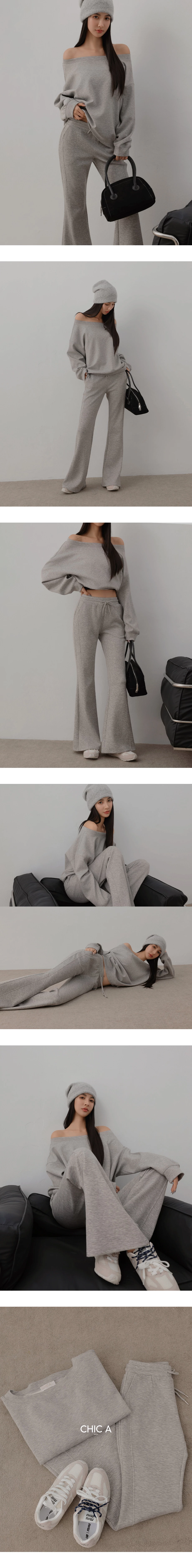 Oversized Fleece Lined Crewneck Sweatshirt