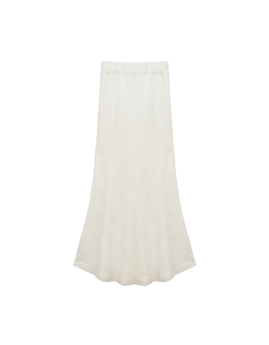 Soft Knit High Waist Mermaid Maxi Skirt Soft Knit High Waist Mermaid Maxi Skirt