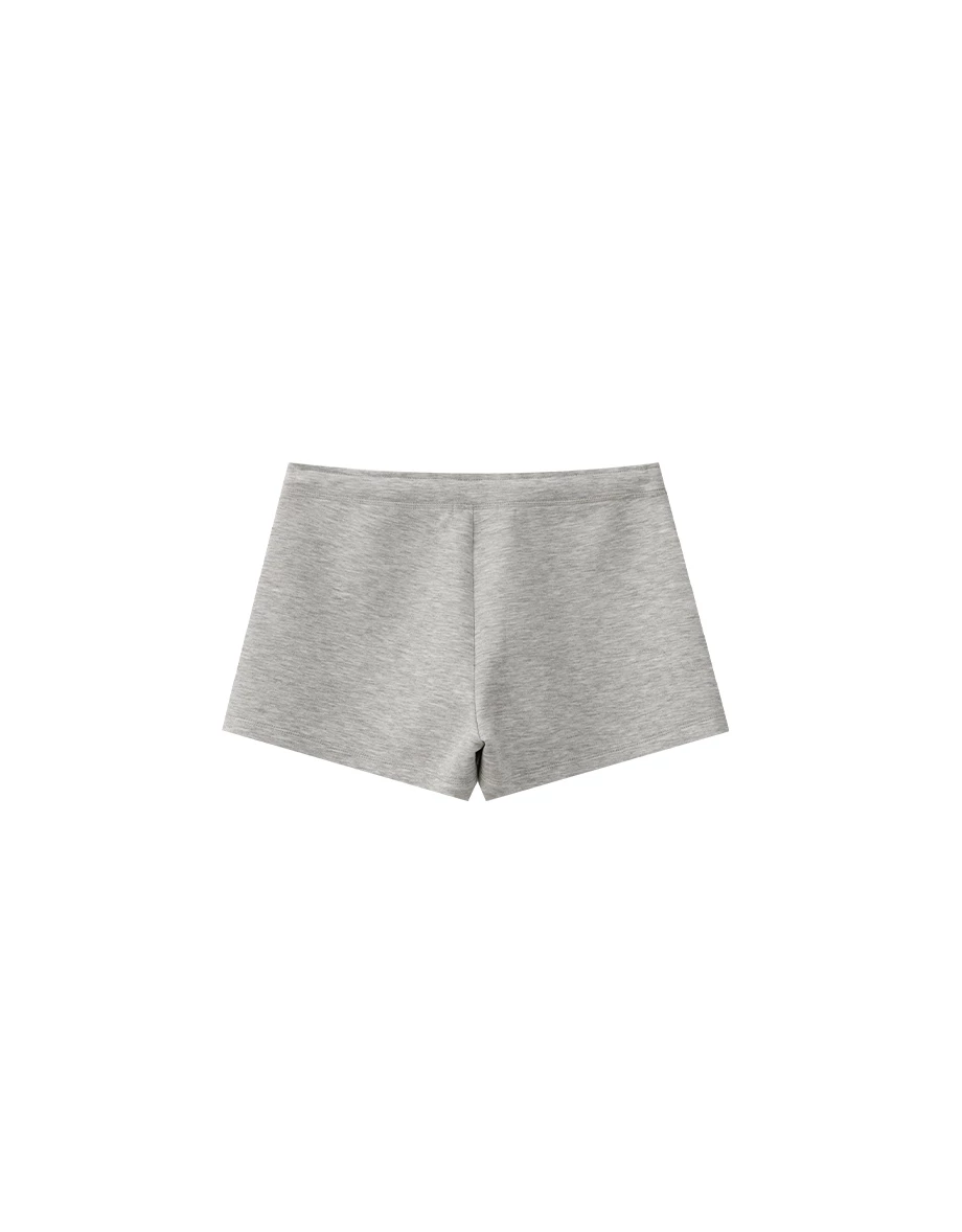 Soft Stretch Cotton Drawstring Waist Lounge Shorts
