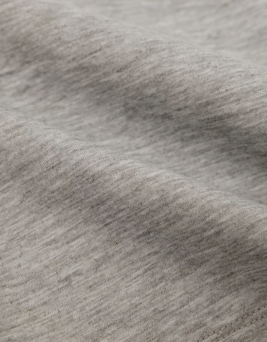 Soft Stretch Cotton Drawstring Waist Lounge Shorts