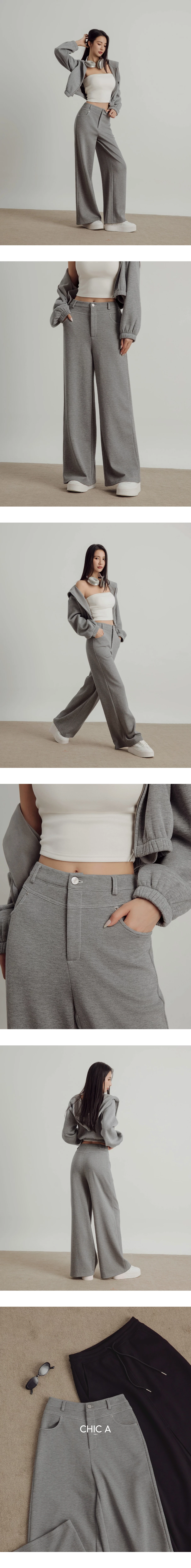 Soft Cotton Blend Straight Leg Lounge Pants with Pockets Soft Cotton Blend Straight Leg Lounge Pants with Pockets