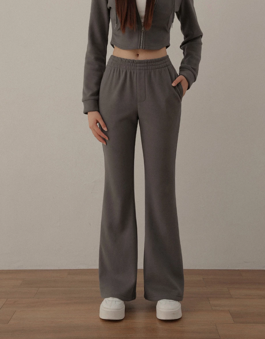 Low Rise Elastic Waist Comfy Flare Sweatpants Low Rise Elastic Waist Comfy Flare Sweatpants