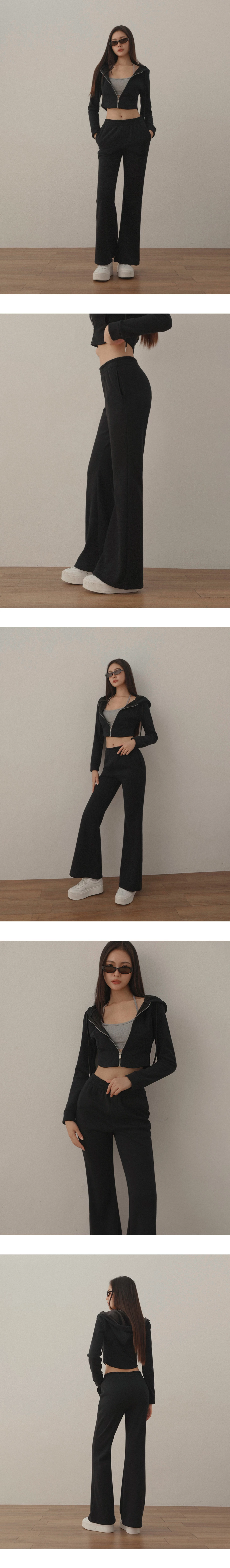 Low Rise Elastic Waist Comfy Flare Sweatpants