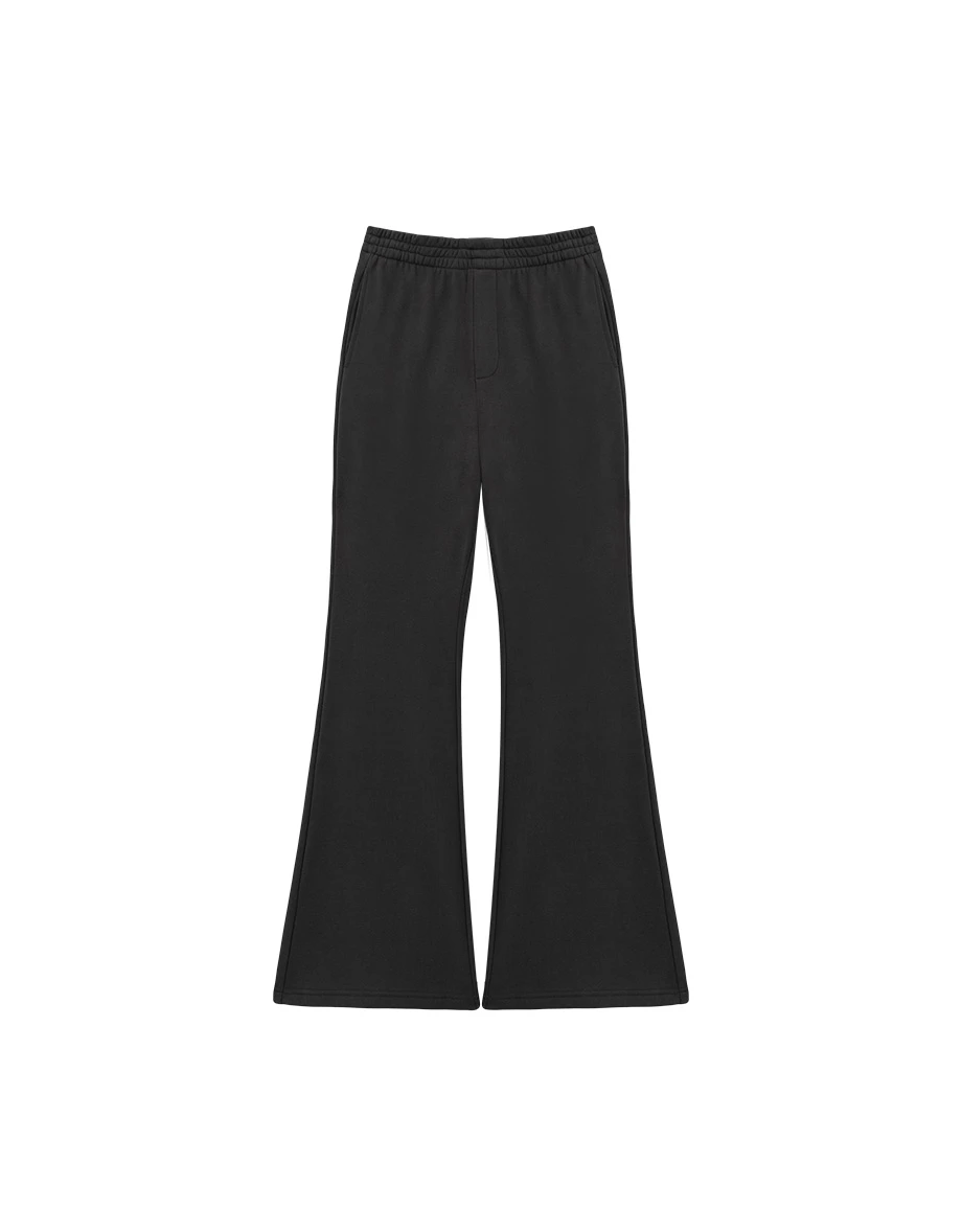 Low Rise Elastic Waist Comfy Flare Sweatpants Low Rise Elastic Waist Comfy Flare Sweatpants