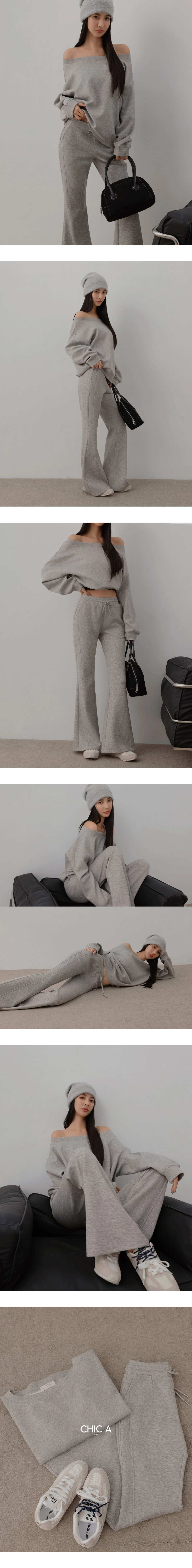 Drawstring Waist Wide Leg Flared Lounge Pants