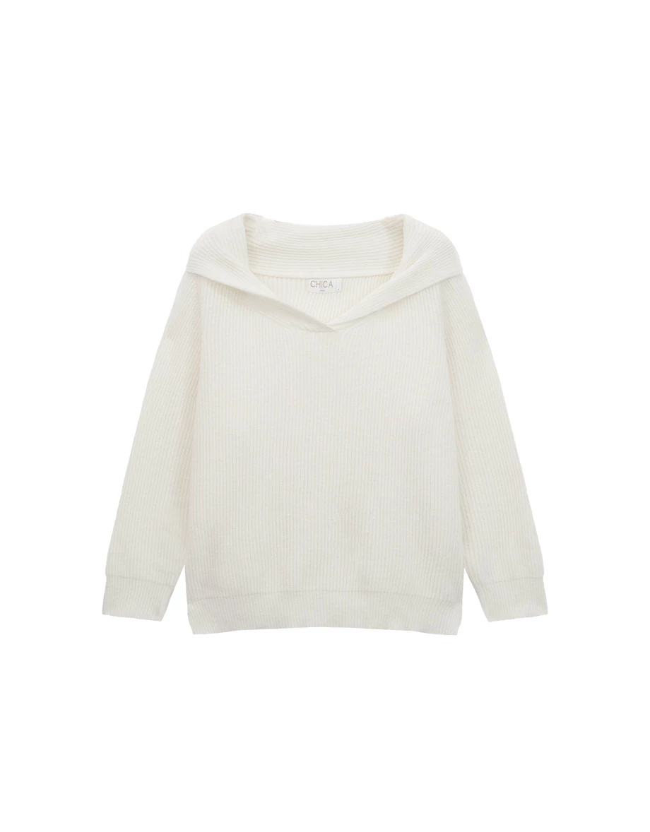 2 Way Fold Over Off Shoulder Oversized Sweater