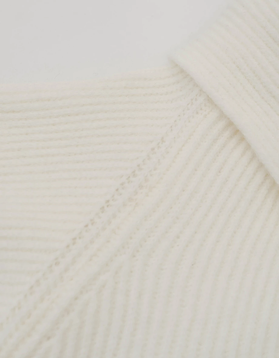 2 Way Fold Over Off Shoulder Oversized Sweater