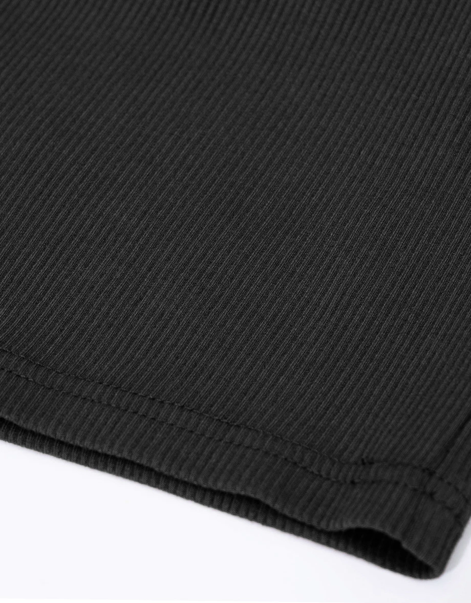 Asymmetric Cut Out Shoulder Ribbed Long Sleeve Padded Bra Top Asymmetric Cut Out Shoulder Ribbed Long Sleeve Padded Bra Top