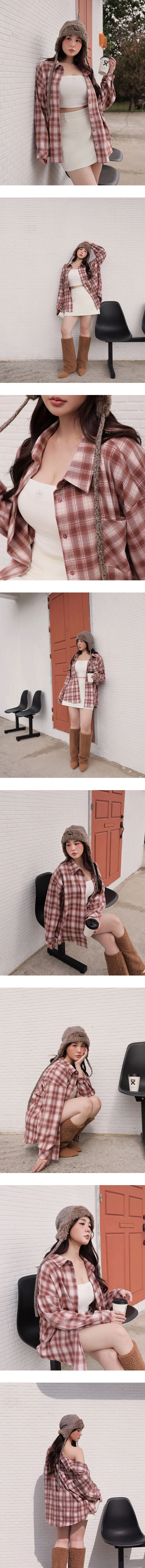 Button Up Flannel Plaid Oversized Shirt Blouse Button Up Flannel Plaid Oversized Shirt Blouse