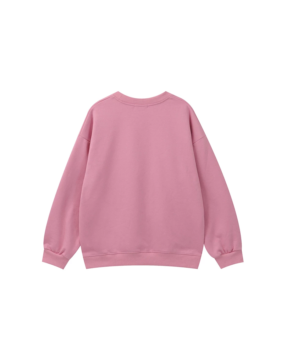 【DINOTAENG】3D Fluffy Snow Patch Knitted Sweatshirt 【DINOTAENG】3D Fluffy Snow Patch Knitted Sweatshirt