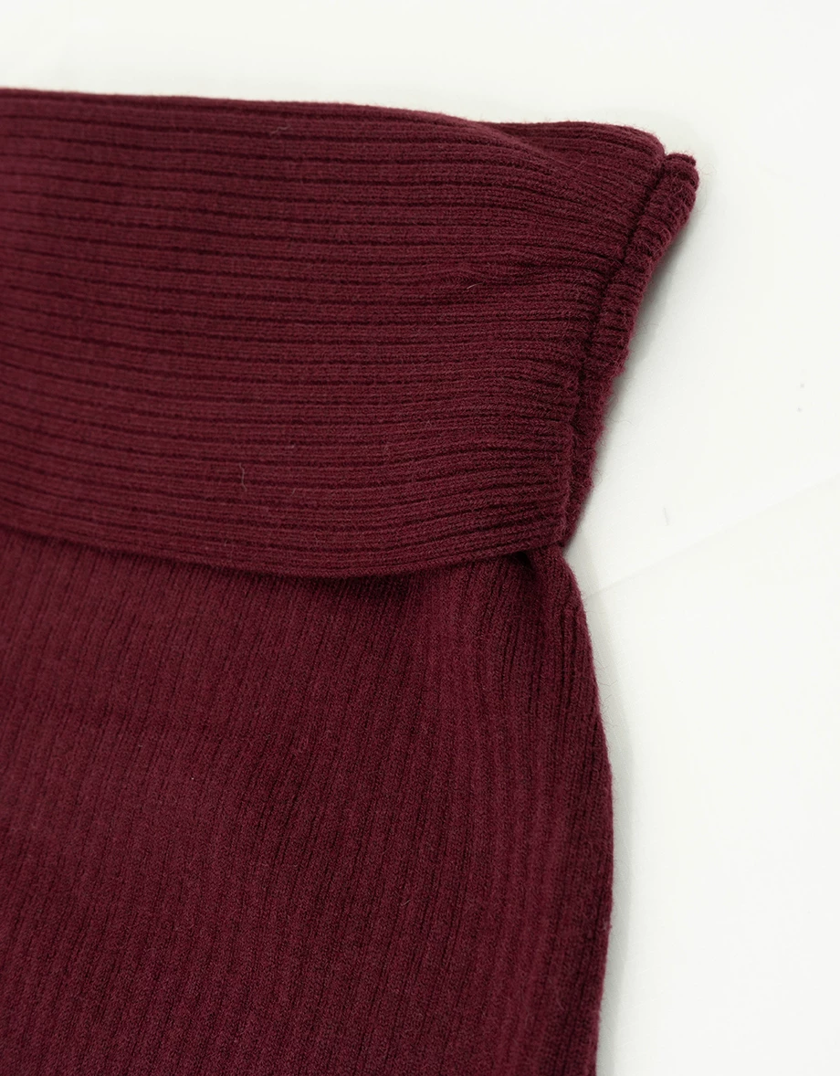 Ribbed Knit High Waist Bodycon Maxi Skirt Ribbed Knit High Waist Bodycon Maxi Skirt