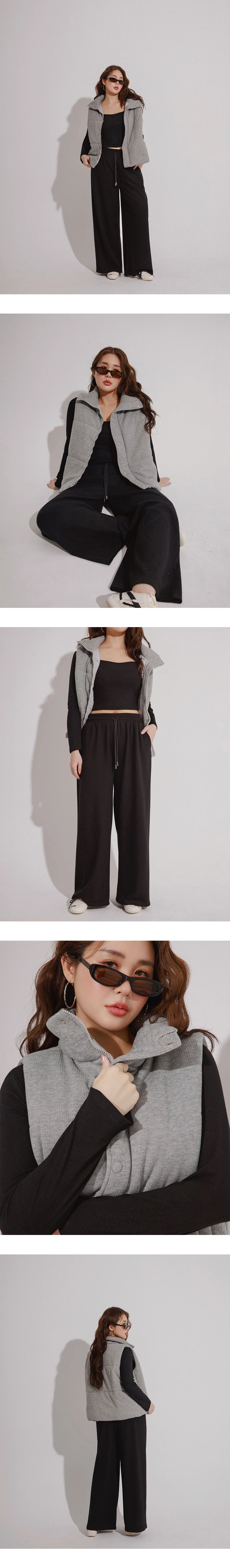 Soft Knit Drawstring Waist Wide Leg Lounge Pants