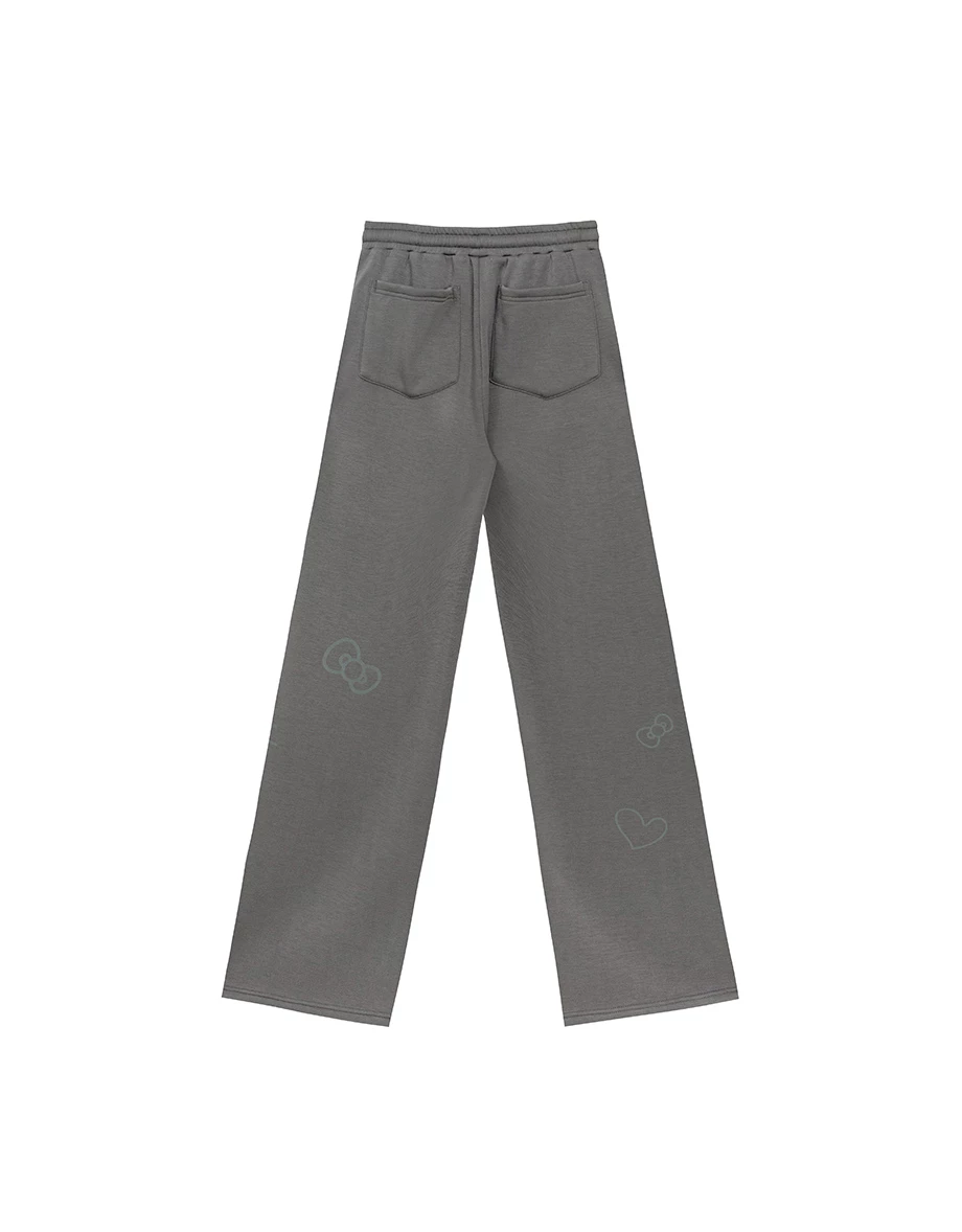 【SANRIO Collab】Sanrio Collaboration Character Printed Wide Leg Sweatpants