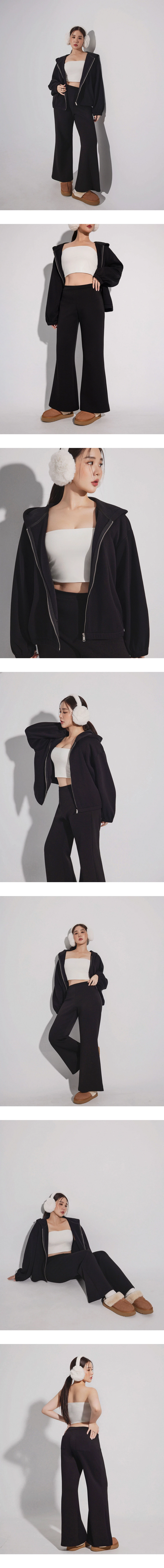 Soft Stretch High Waisted Flare Leg Fitted Trousers Soft Stretch High Waisted Flare Leg Fitted Trousers