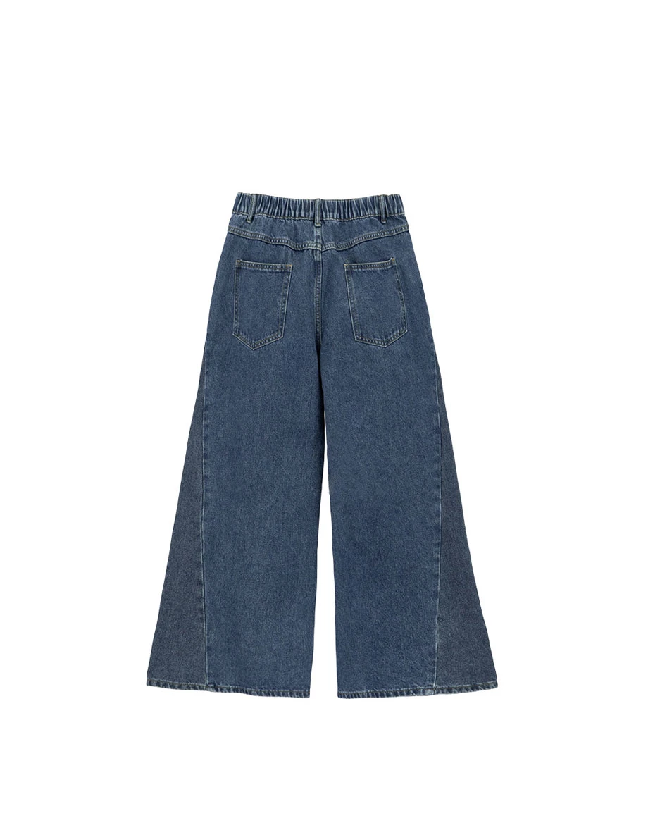 Vintage Wash High Waist Jeans Denim Wide Leg Pants Vintage Wash High Waist Jeans Denim Wide Leg Pants