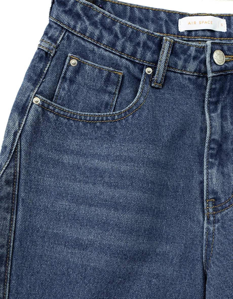 Vintage Wash High Waist Jeans Denim Wide Leg Pants Vintage Wash High Waist Jeans Denim Wide Leg Pants