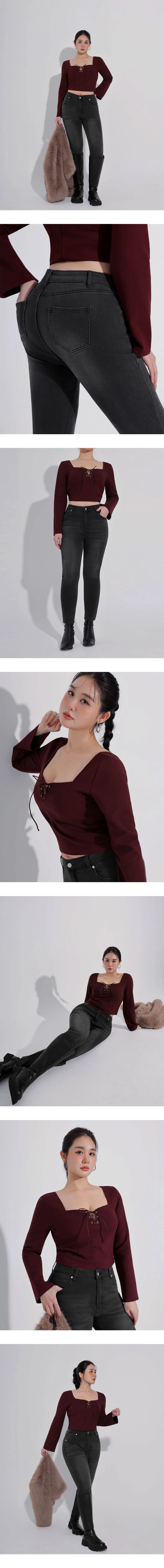 High Waist Slim Fit Stretch Skinny Denim Jeans