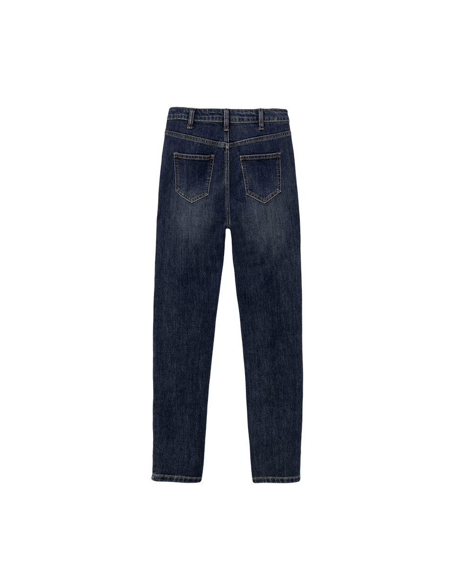 High Waist Slim Fit Stretch Skinny Denim Jeans