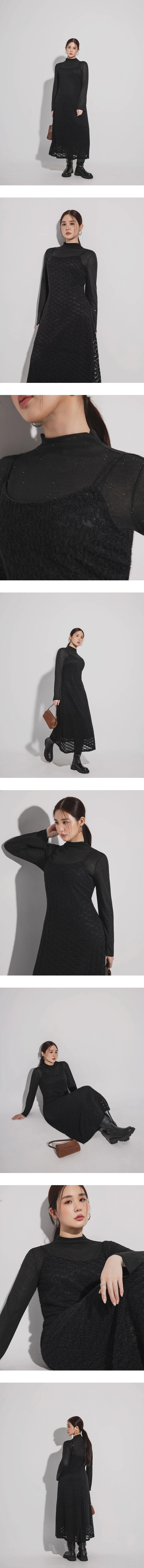 Sheer Overlay Bow Lace Embossed Cami Maxi Dress Sheer Overlay Bow Lace Embossed Cami Maxi Dress