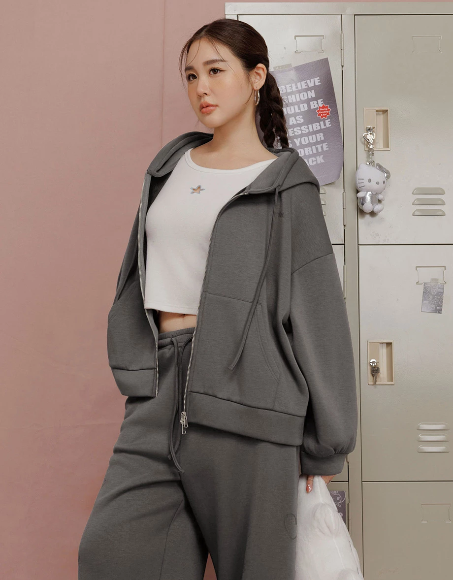 【SANRIO Collab】Sanrio Collaboration Character Zip Up Hoodie