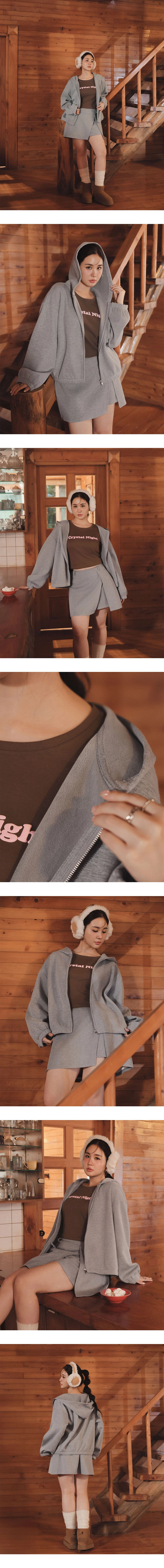 Basic Soft Cotton Blend Zip Up Hoodie Jacket Basic Soft Cotton Blend Zip Up Hoodie Jacket