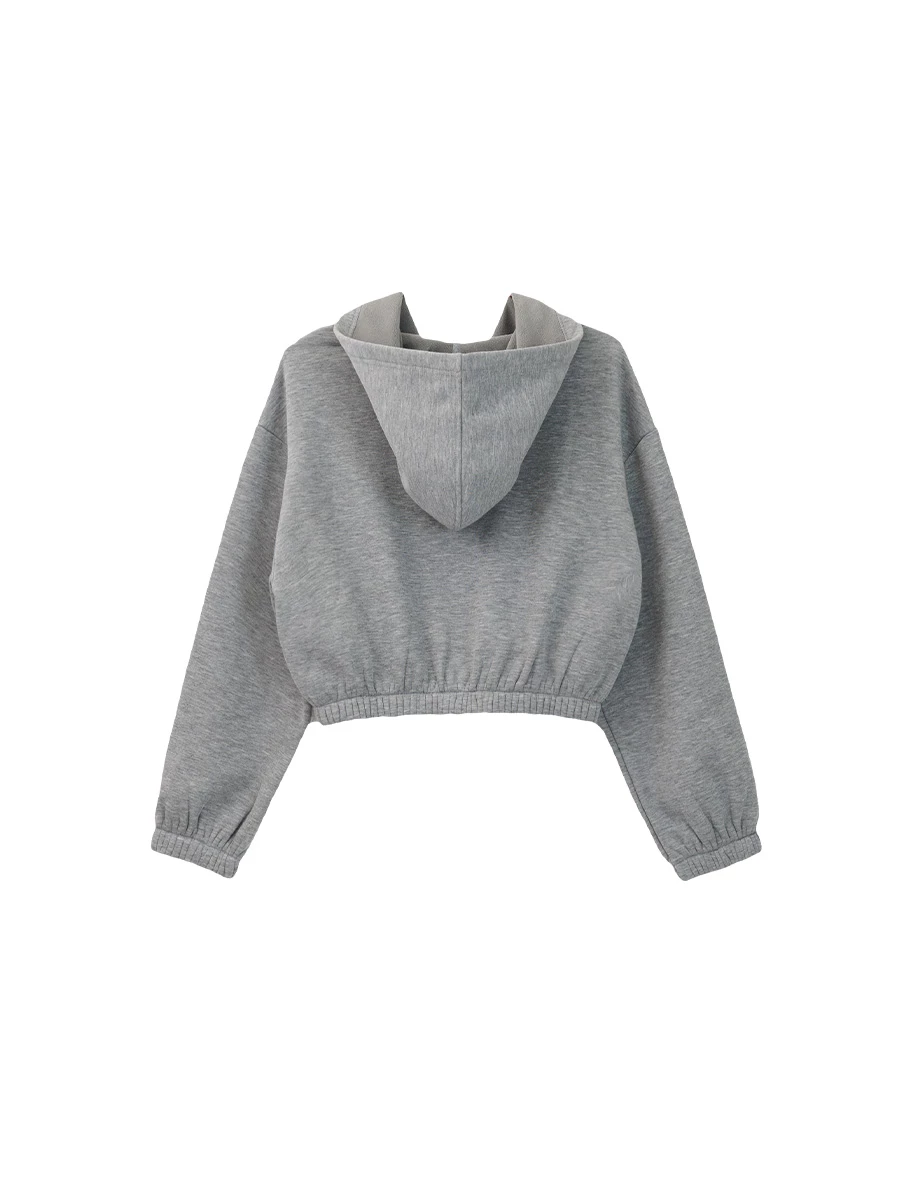 Basic Soft Cotton Blend Zip Up Hoodie Jacket Basic Soft Cotton Blend Zip Up Hoodie Jacket