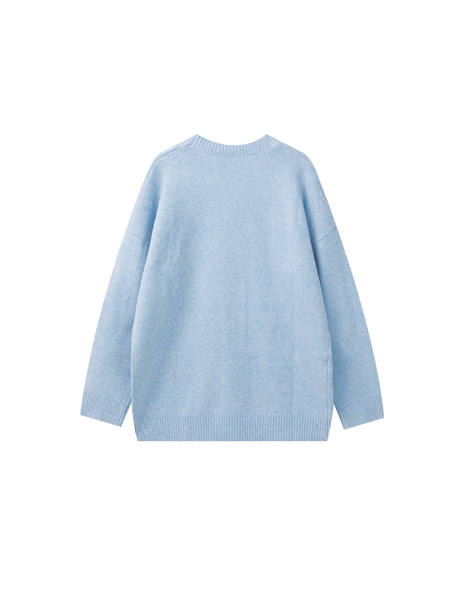 【Hello Kitty Collaboration】Soft Knit Oversized Knit Pullover Sweater 【Hello Kitty Collaboration】Soft Knit Oversized Knit Pullover Sweater