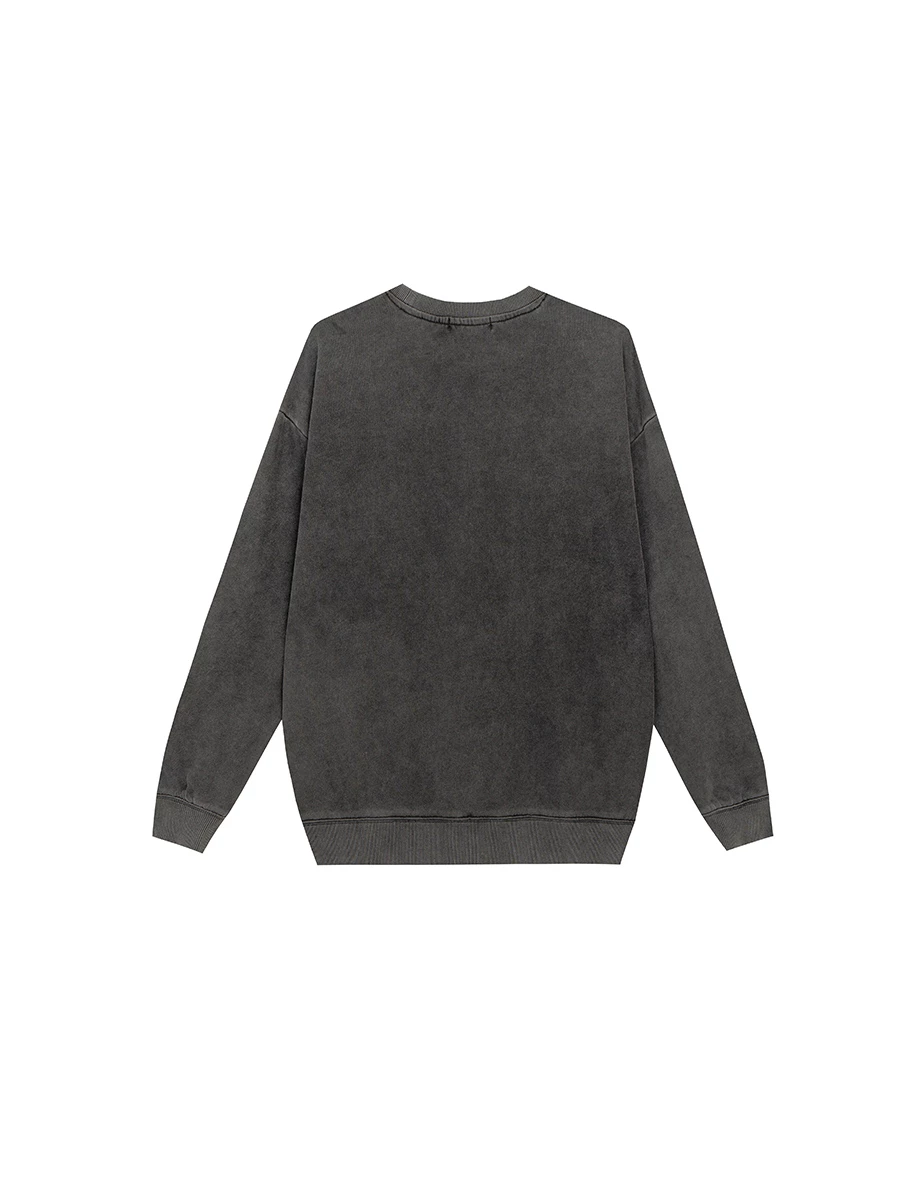AIR SPACE Embossed Logo Pullover Sweatshirt